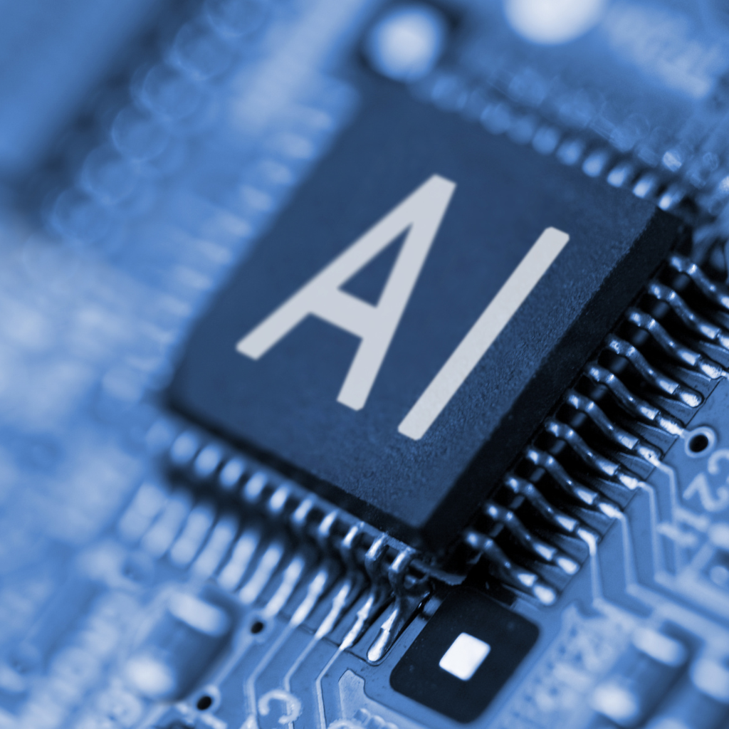 Chip with AI- representing DeepSeek